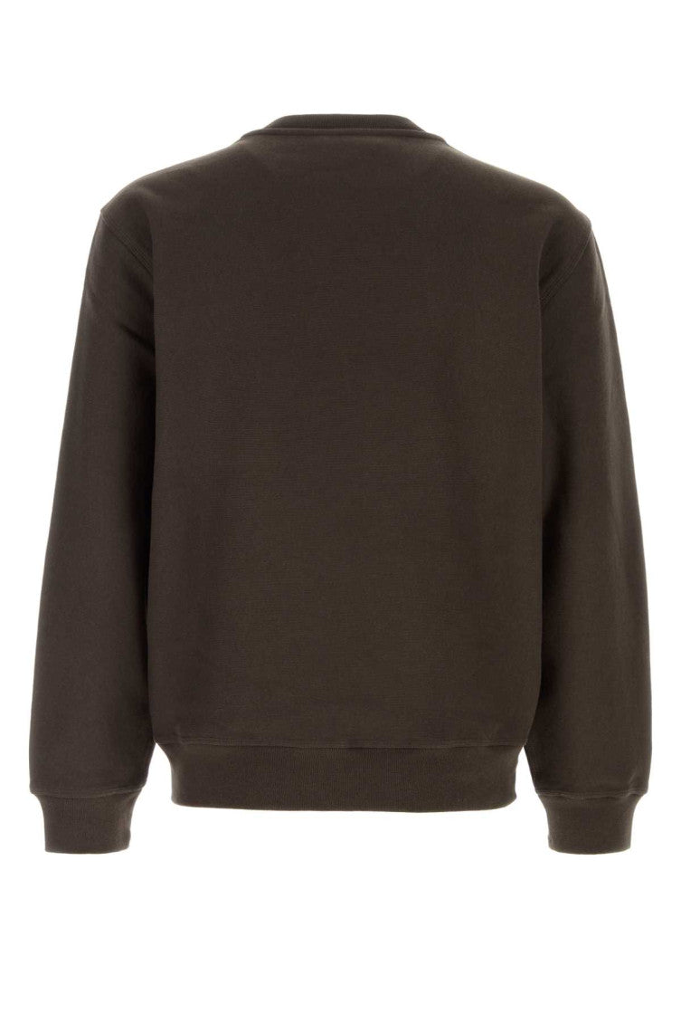 Brown Graphic-print Sweatshirt 2