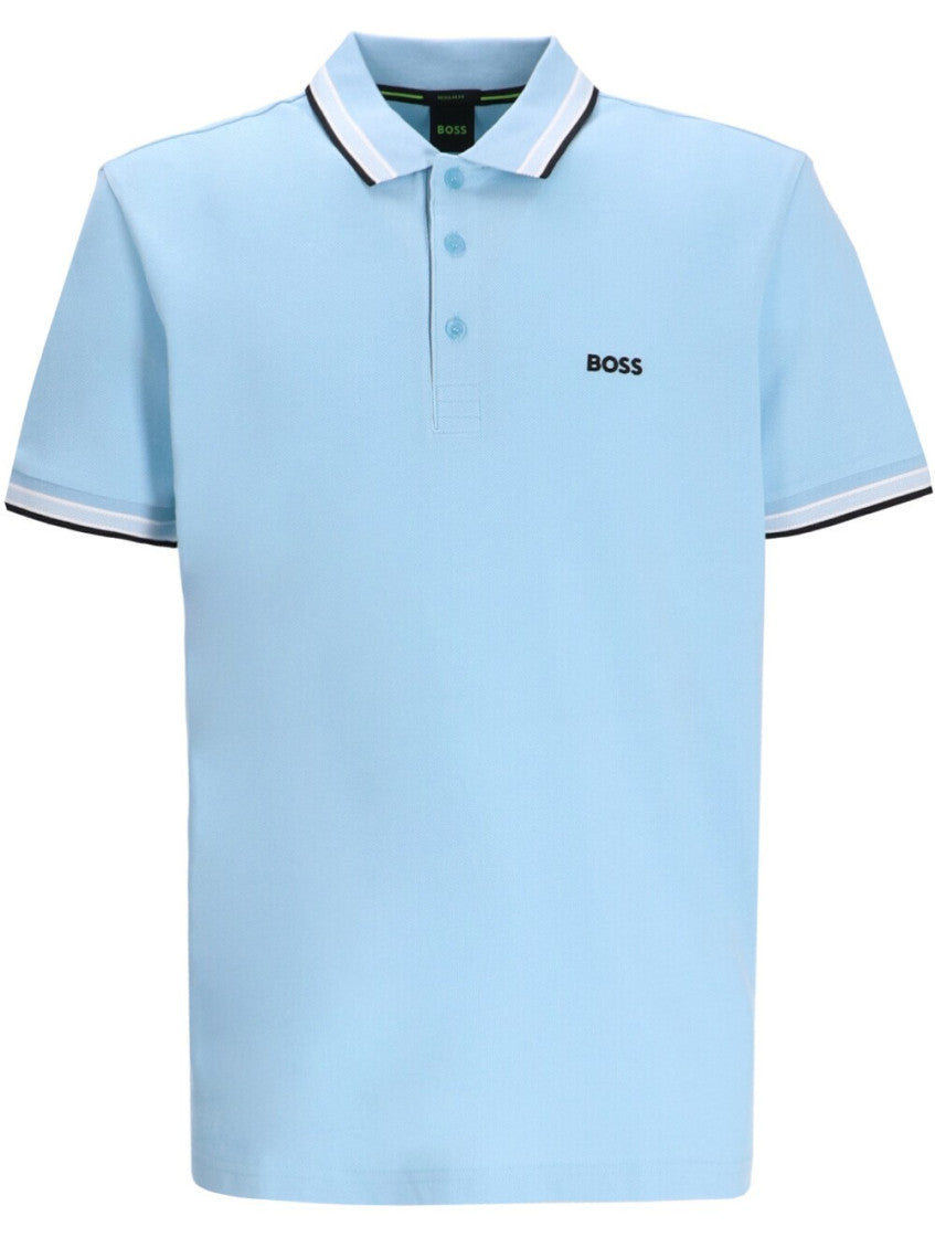 Blue Regular Fit Logo Polo 2