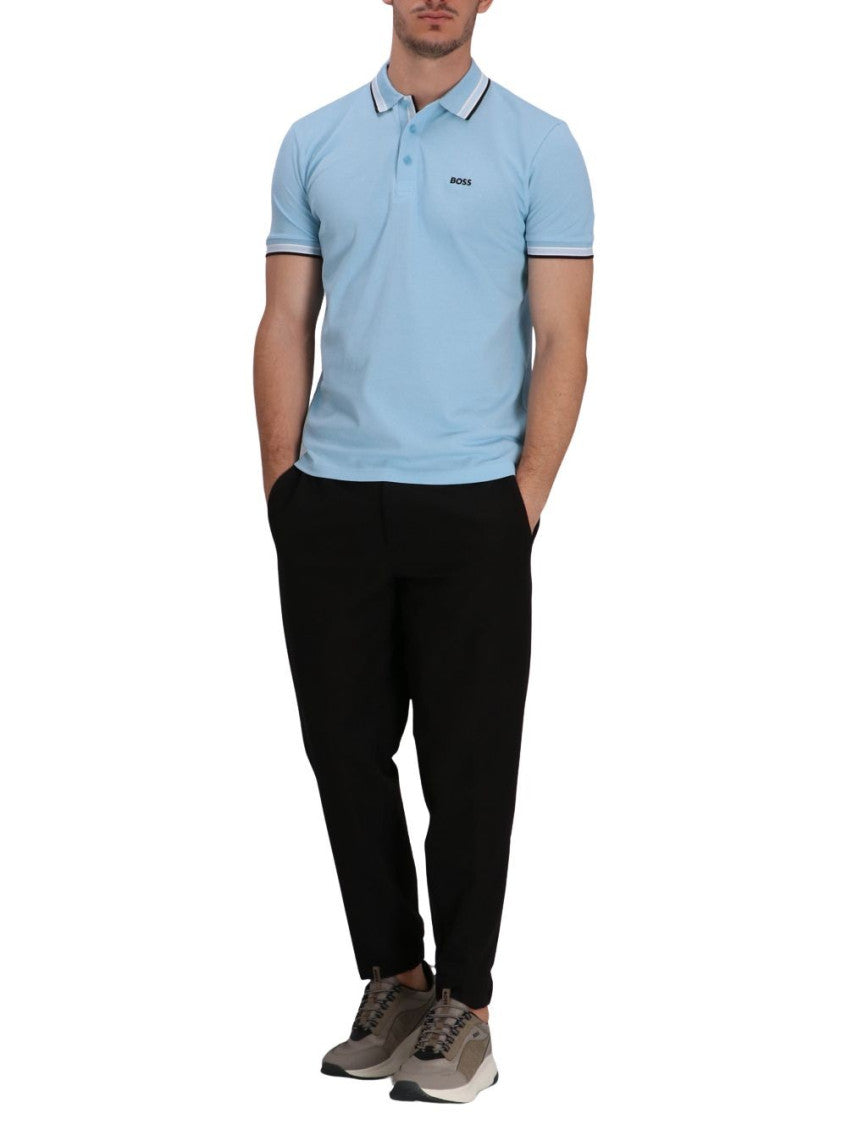 Blue Regular Fit Logo Polo 3