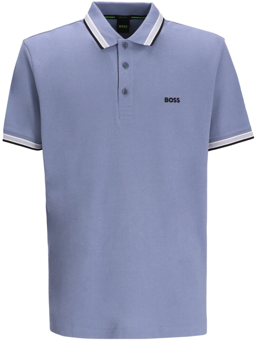 Blue Regular Fit Logo Polo 1