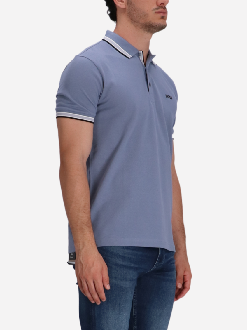 Blue Regular Fit Logo Polo 4