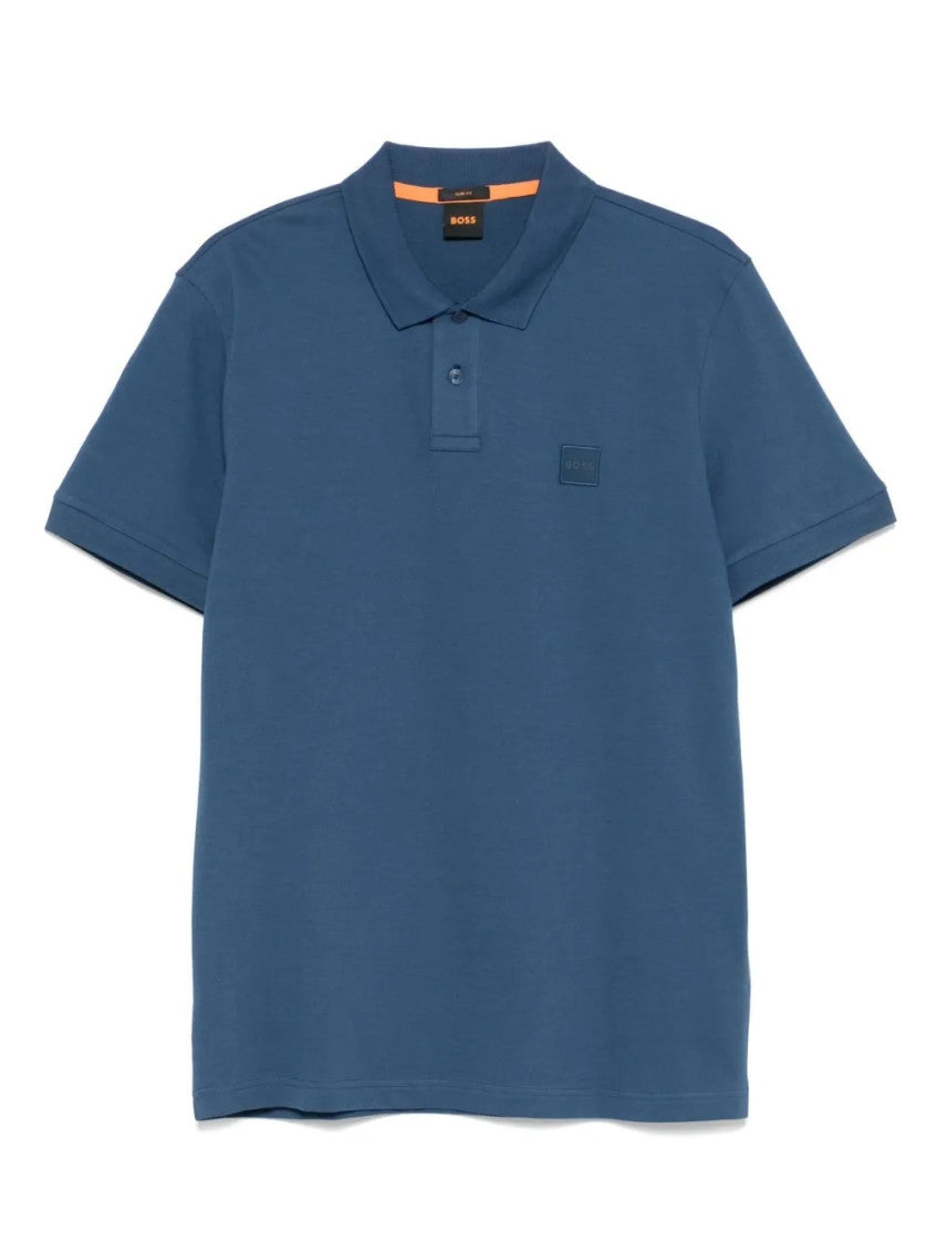 Blue Logo Polo 3