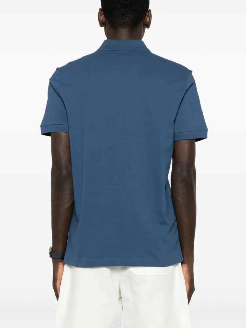 Blue Logo Polo 4