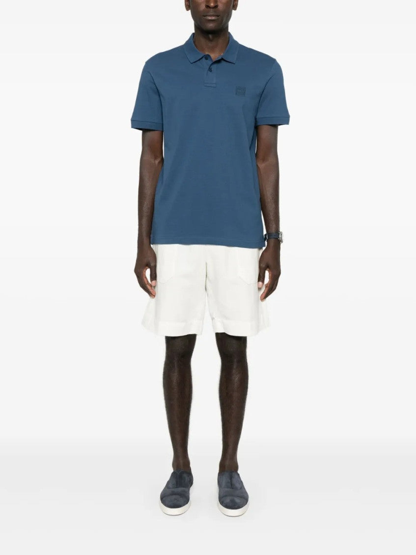 Blue Logo Polo 5