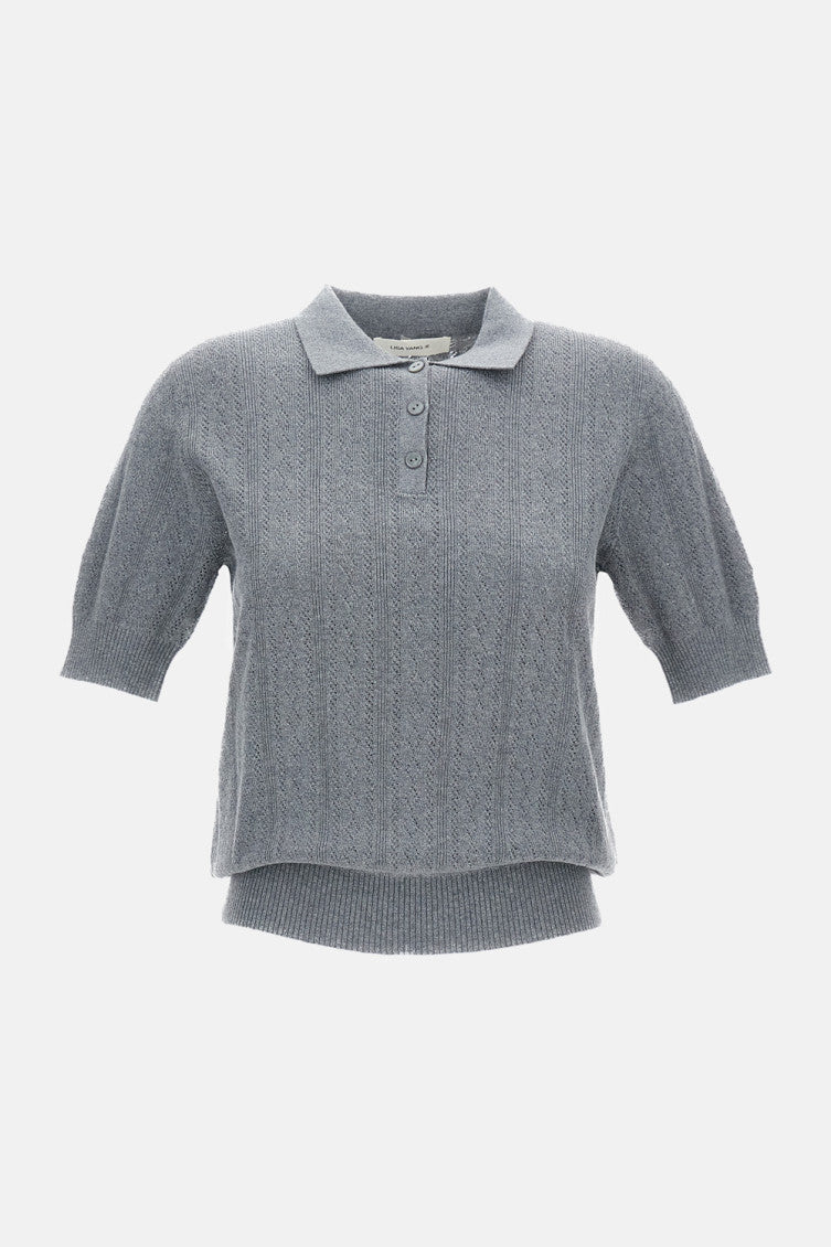 Grey Polo Sweater 1