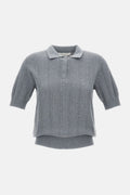 Grey Polo Sweater 1
