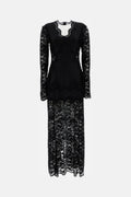 Black Lace Maxi Dress 1