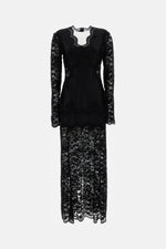 Black Lace Maxi Dress 1