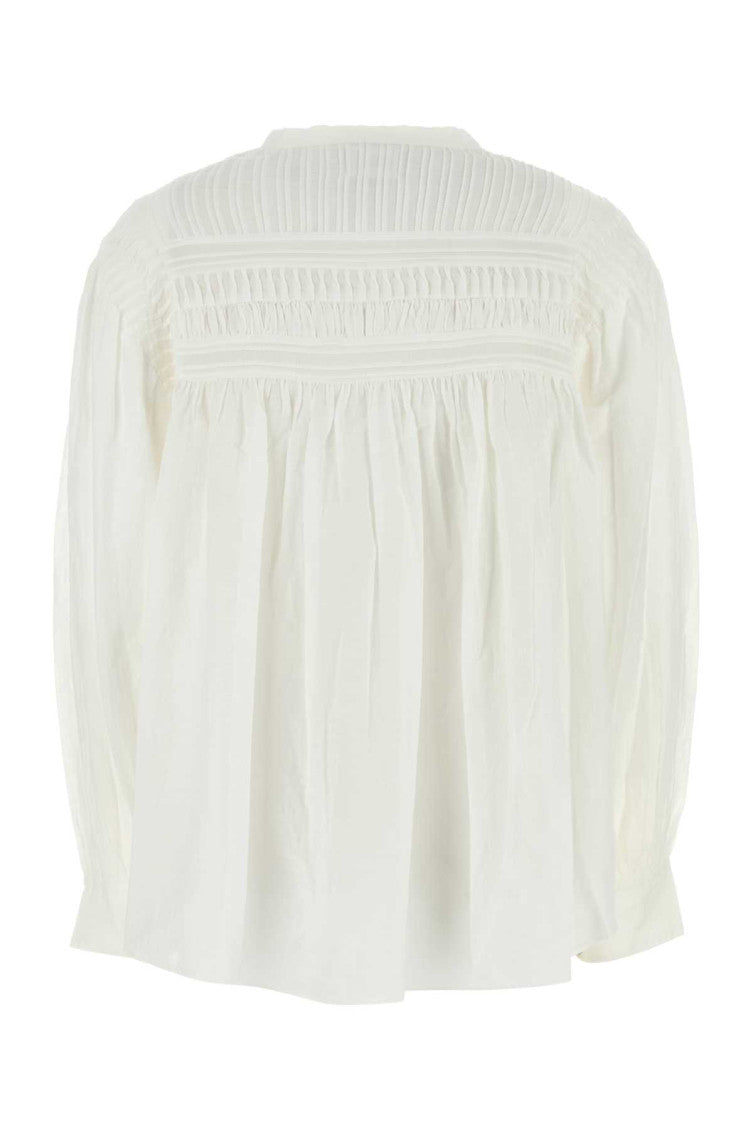 White cotton Plalia blouse 2