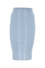 Pastel light-blue cotton skirt 1