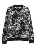 Black Printed Sweatshirt 1