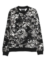 Black Printed Sweatshirt 1