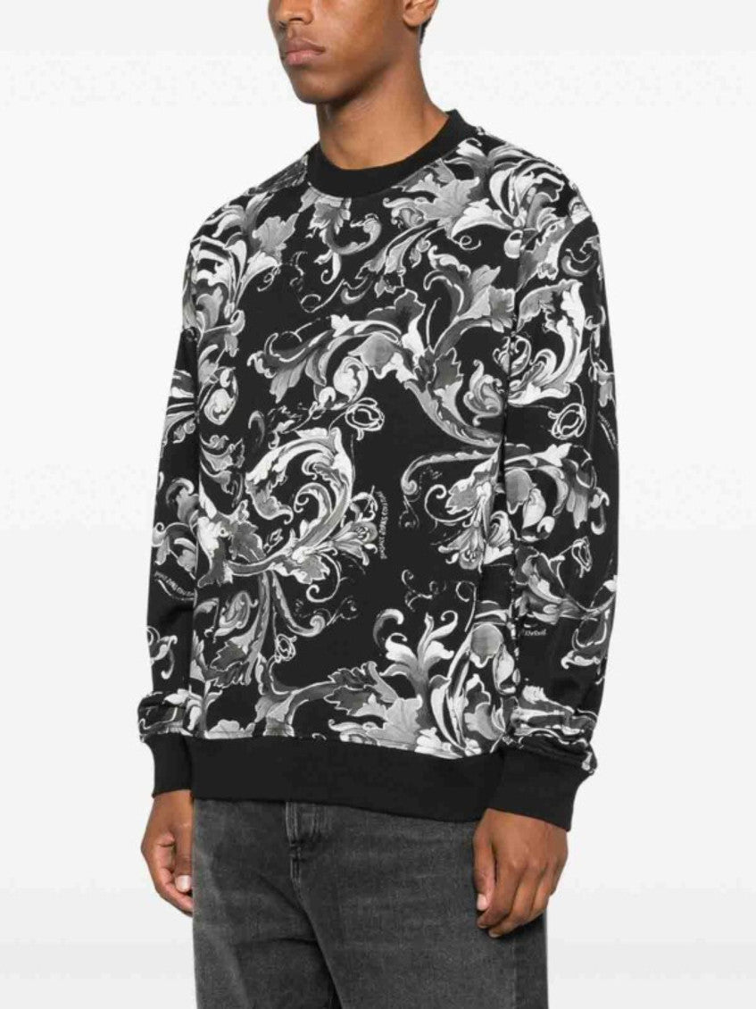 Black Printed Sweatshirt 3