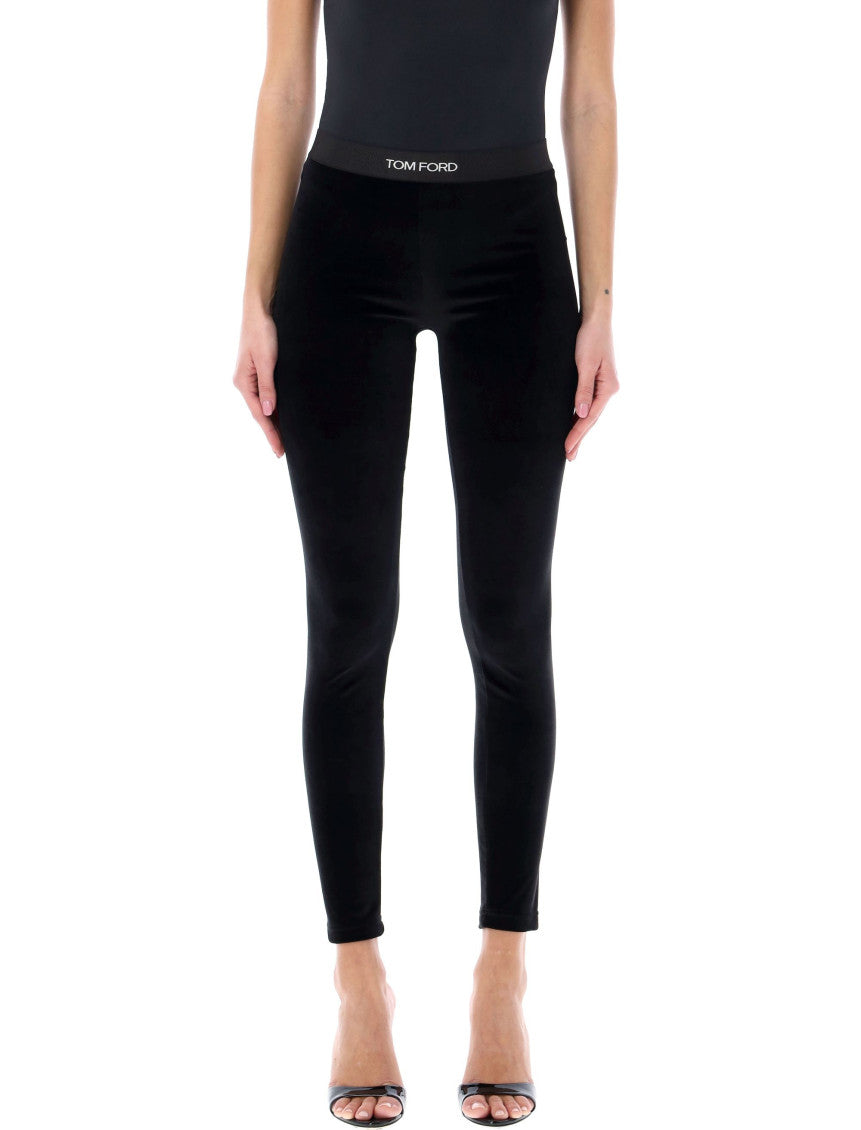 Black Branded LEGGINGS 4