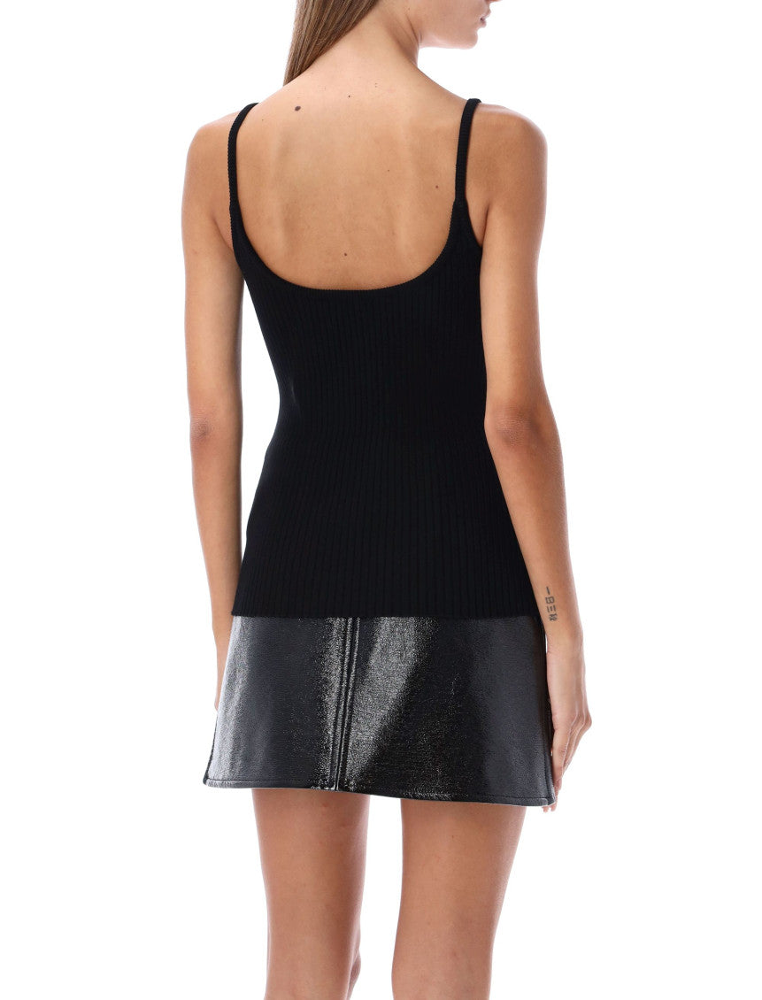 Black Knit Tank Top 3