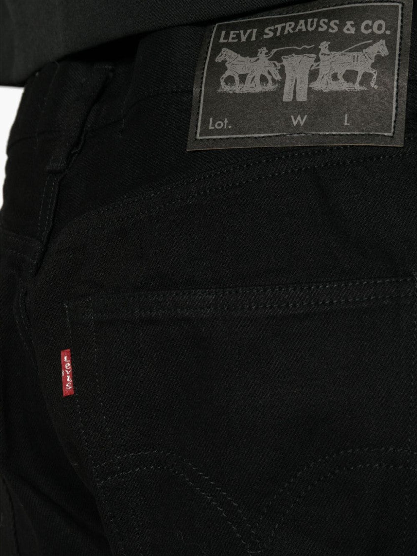 Black Logo Patch Trousers 5