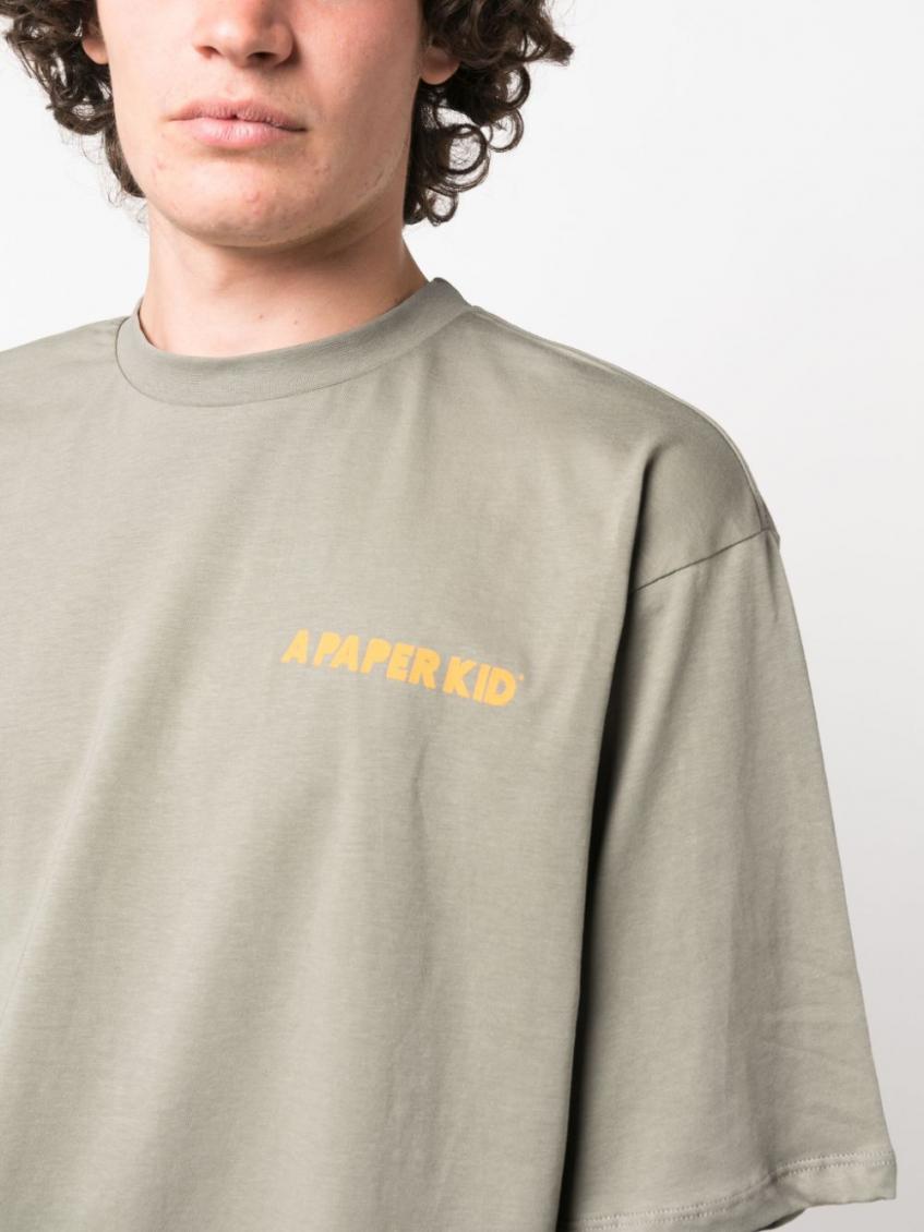 Olive Olive Logo Detail T-Shirt 3