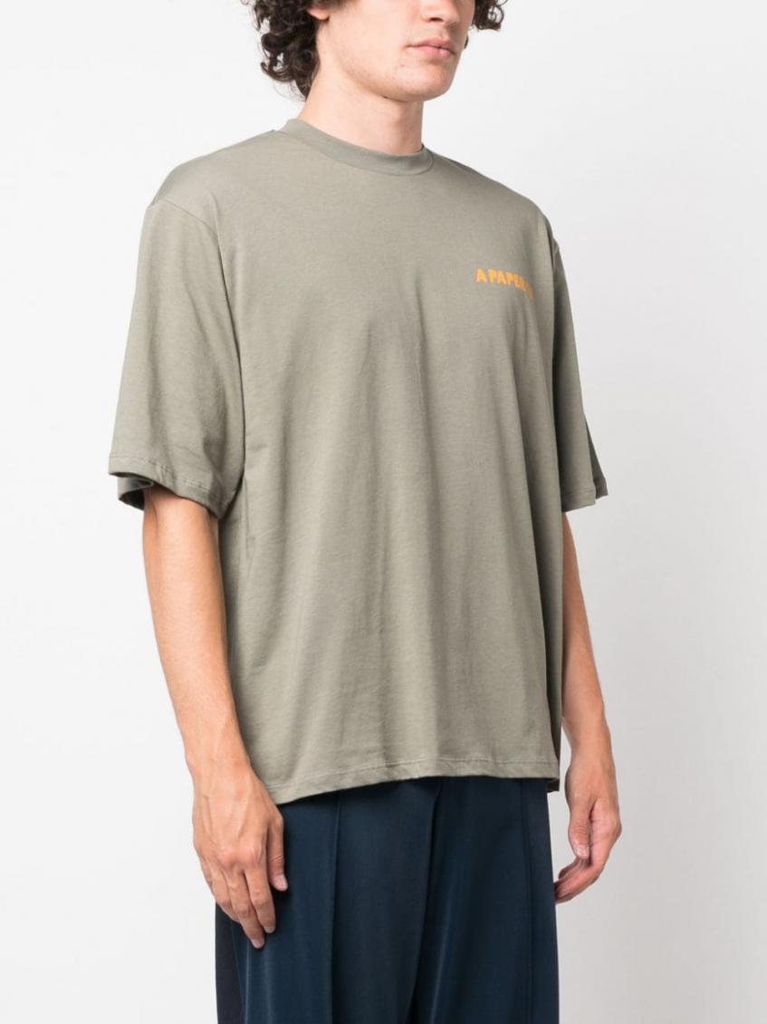 Olive Olive Logo Detail T-Shirt 4