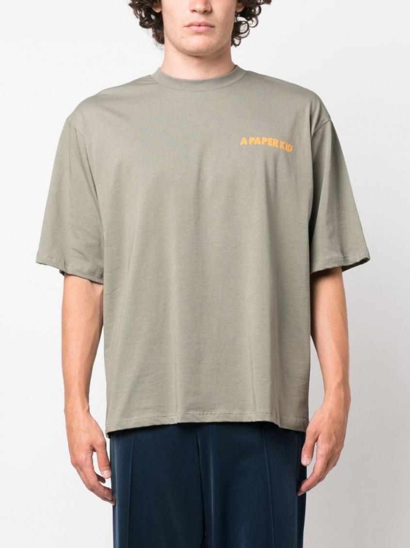 Olive Olive Logo Detail T-Shirt 5