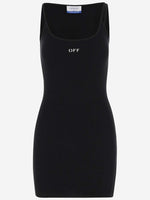 Black Logo Detail Dress 1