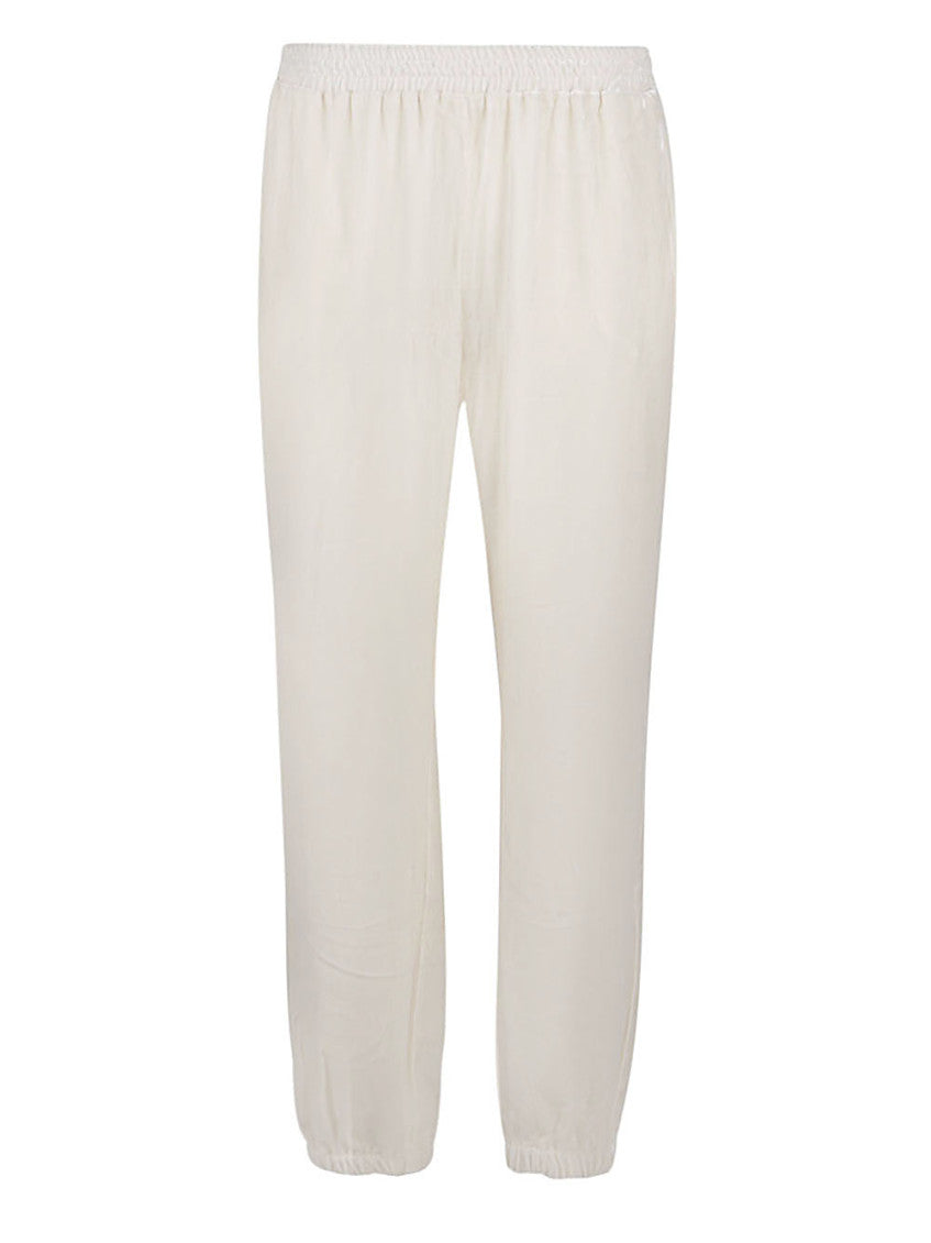 Light Grey light grey Velvet Sweatpants 1