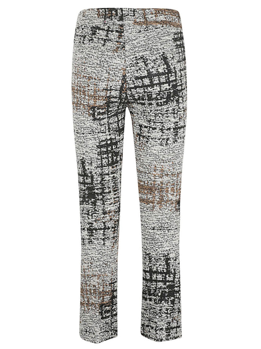 Multicolor Multi color Cotton Blend Trousers 2