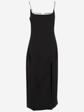 Black Logo Plaque Detail Dress 1