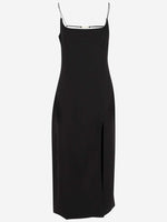 Black Logo Plaque Detail Dress 1
