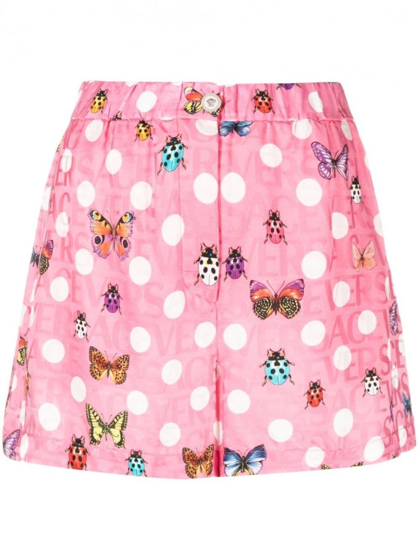 Pink Printed Shorts 2