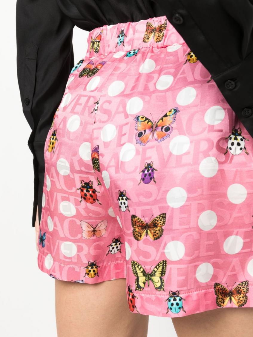Pink Printed Shorts 5