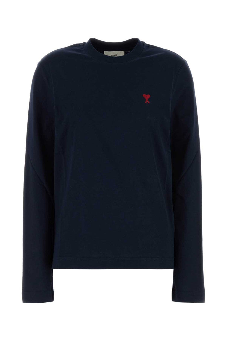 Navy Cotton Friend Of Heart T-shirt 1