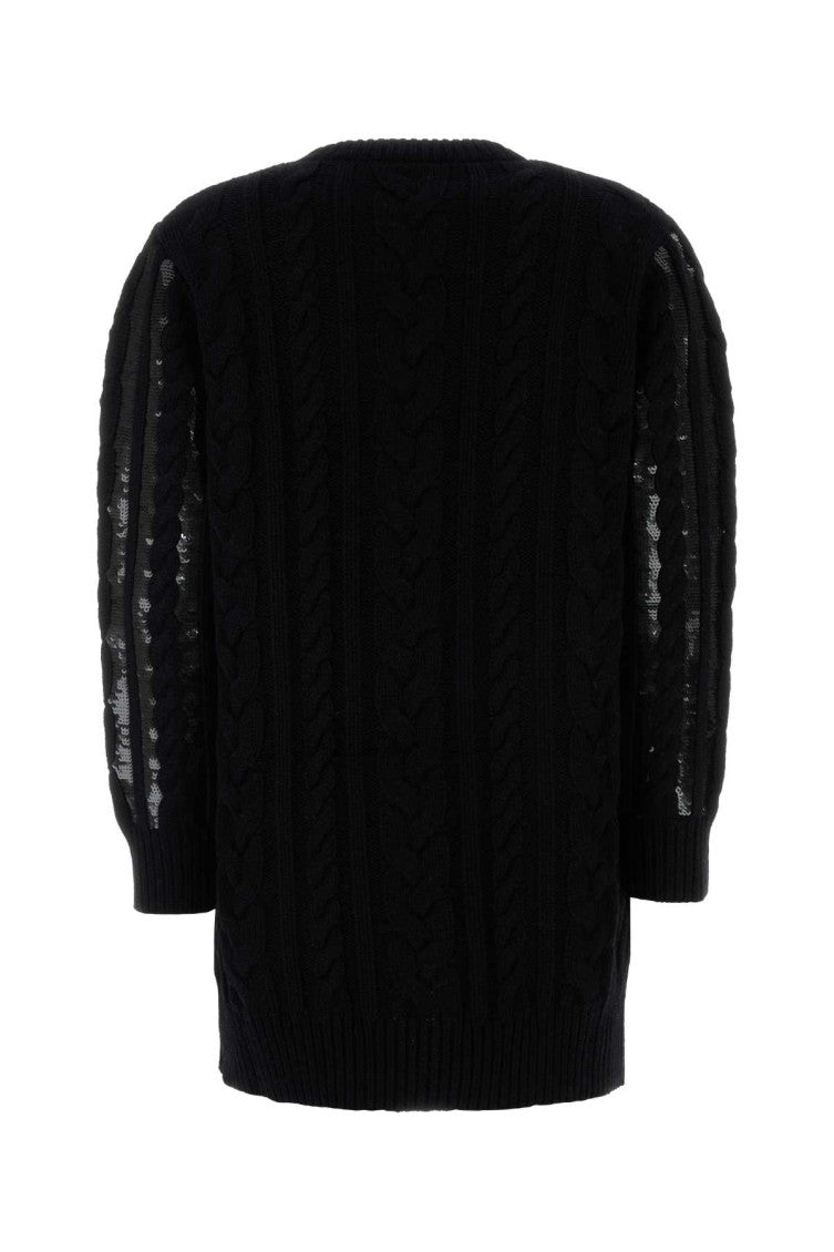 Black wool blend Mambo sweater dress 2