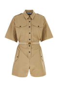 Beige Belted Playsuit 1