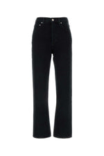 Black 90's Pinch Waist Straight-leg Jeans 1