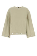 Beige Studded Bell-sleeves Top 1