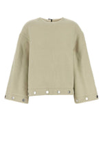 Beige Studded Bell-sleeves Top 1