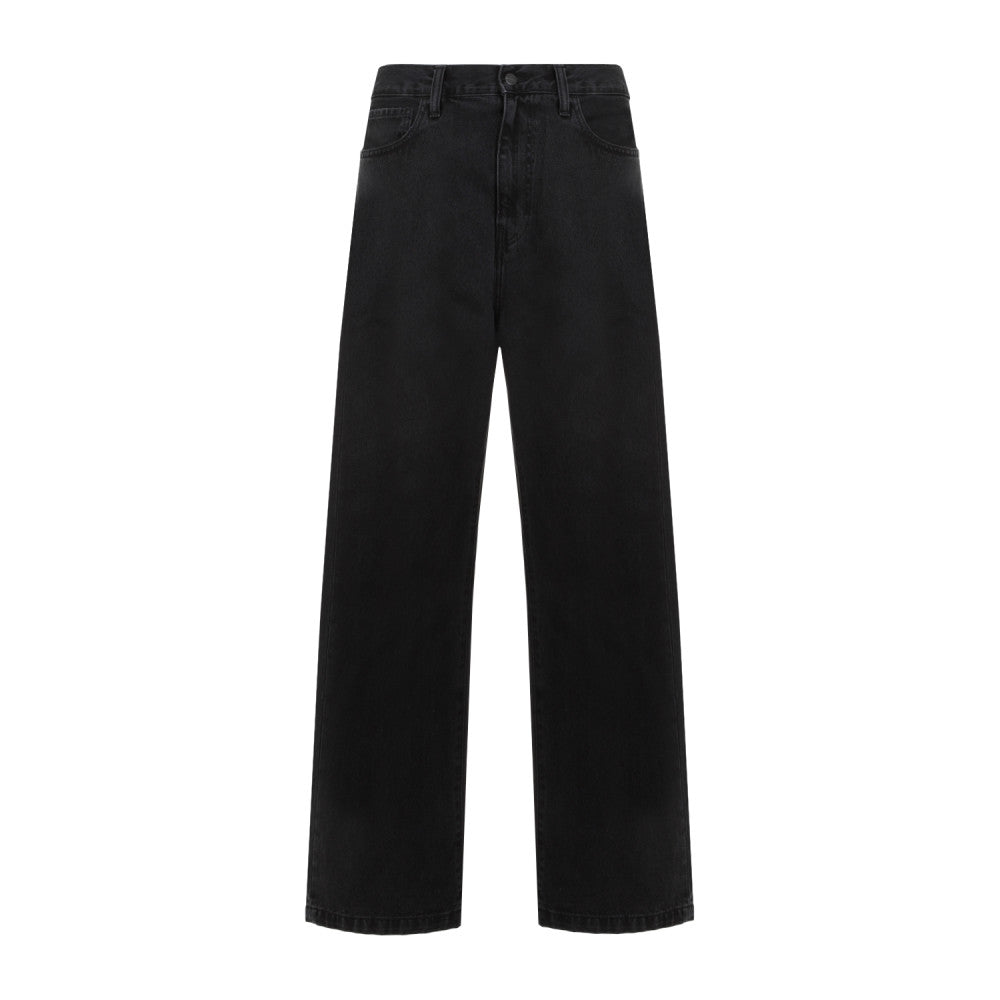 Black Black Logo Pants 1