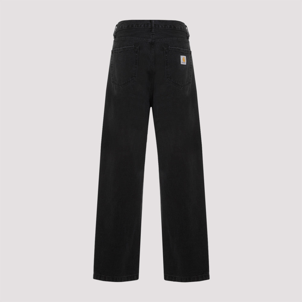 Black Black Logo Pants 4