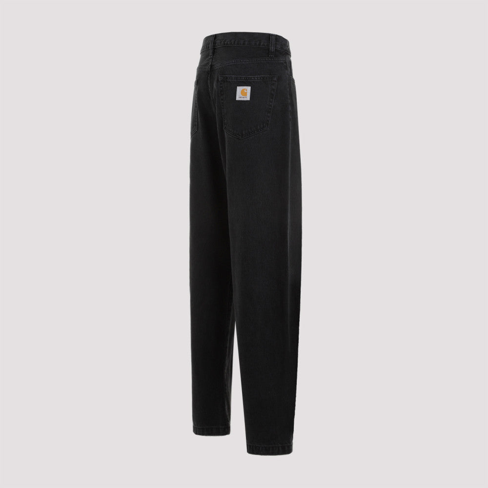 Black Black Logo Pants 5