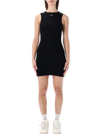 Black Rowing Mini Dress 1