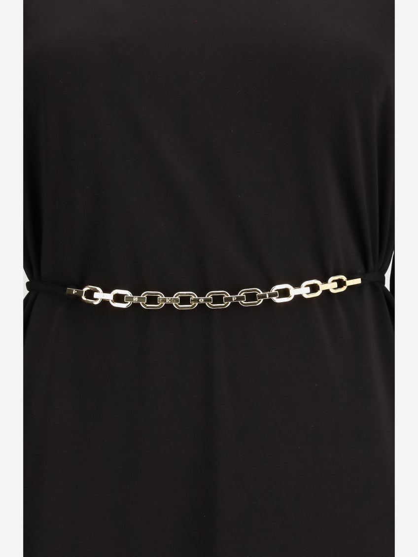 Black Padded Midi T-shirt Dress 3