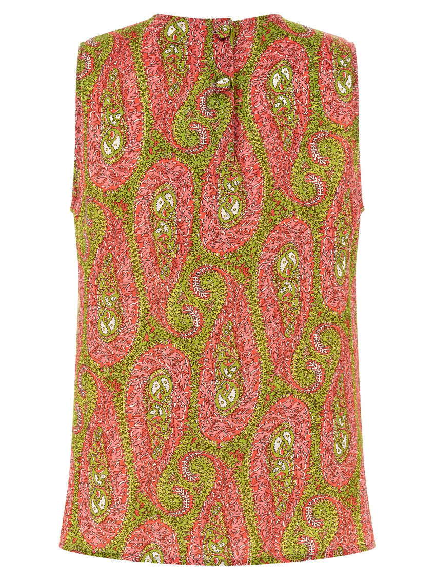 Multicolor 'Paisley Foliage' top 2
