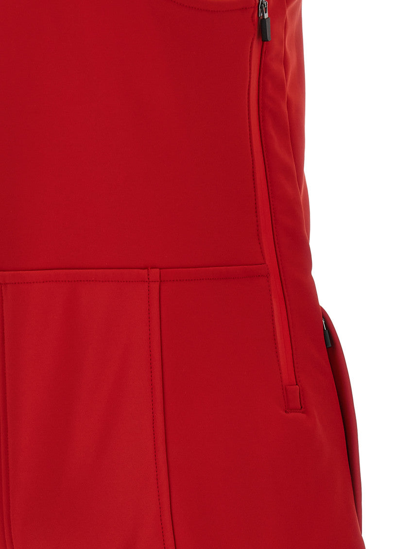 Red 'JG Bib' Ski Jumpsuit 4