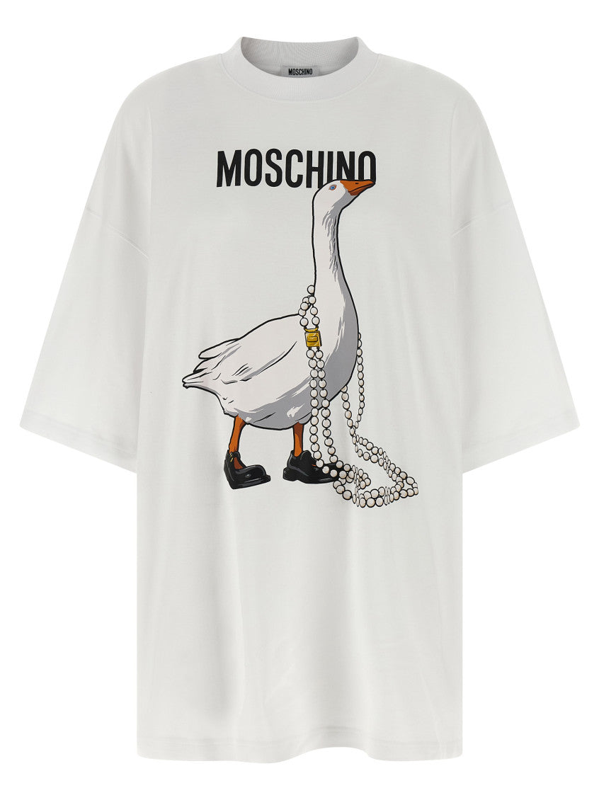White 'Goose' Mini Dress 1