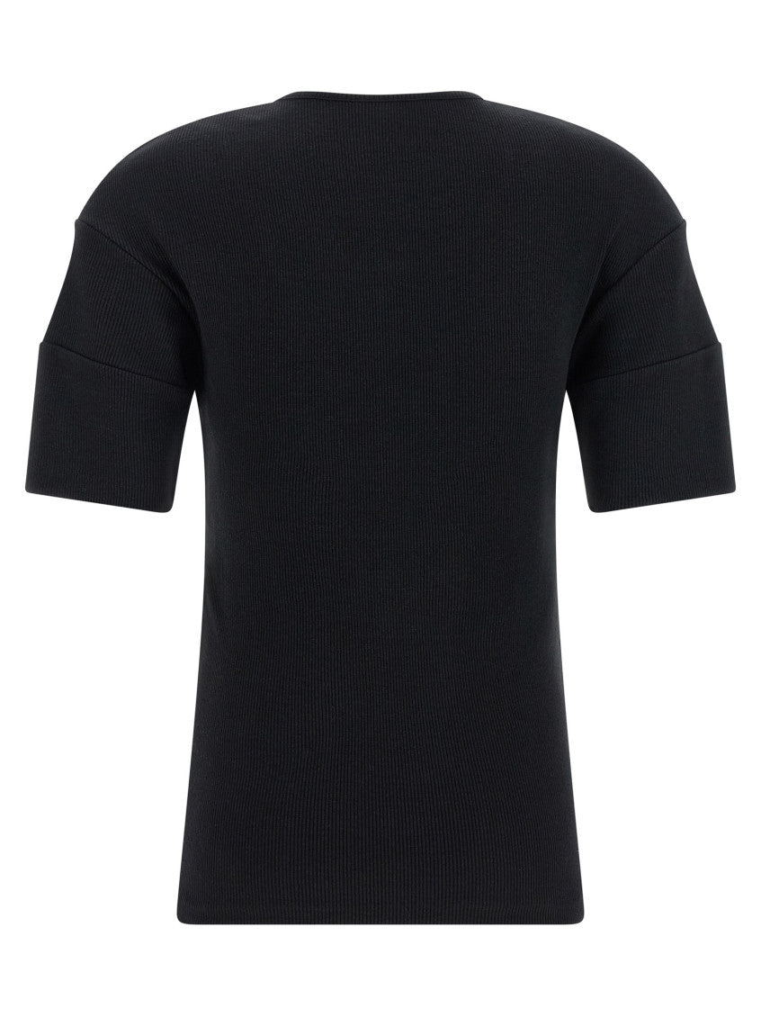 Black 'Henley' sweater 2