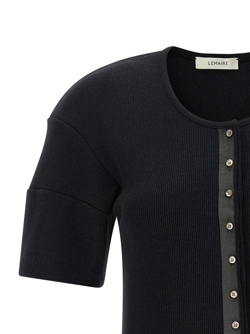 Black 'Henley' sweater 3