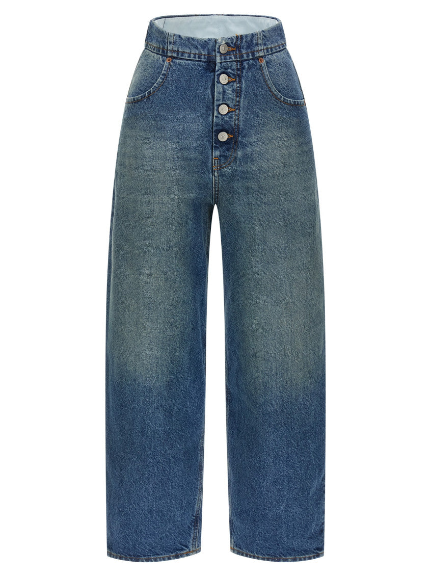 Light Blue Straight leg jeans 1