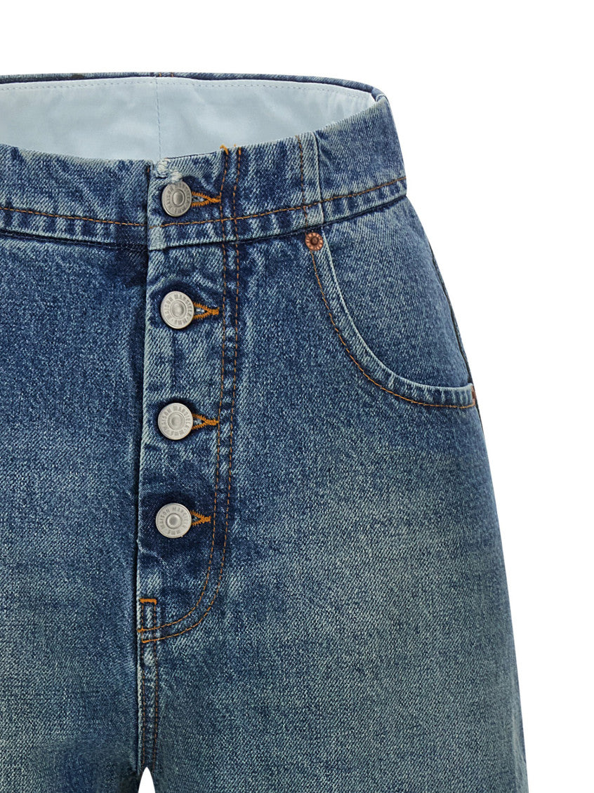 Light Blue Straight leg jeans 3