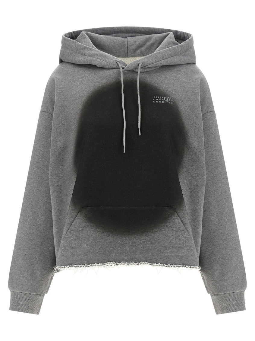 Grey 'Numeric Signature MM6' spray hoodie 1