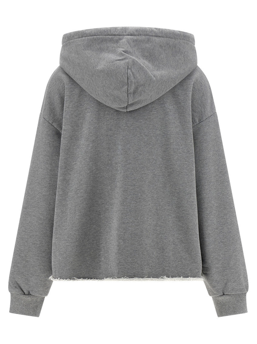 Grey 'Numeric Signature MM6' spray hoodie 2